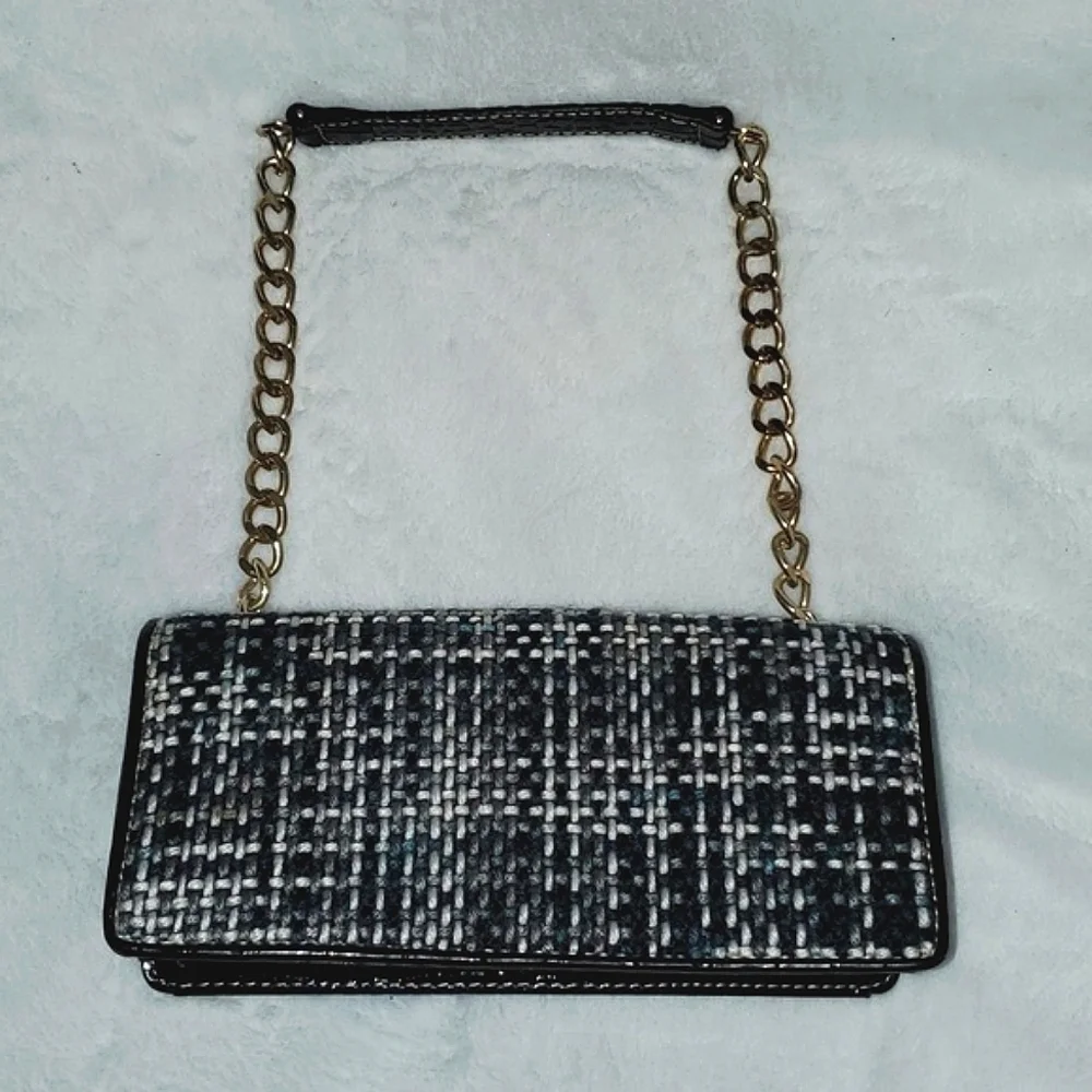 Liz Claiborne Accessories Tweed Mini Shoulder Bag - Picture 2 of 12